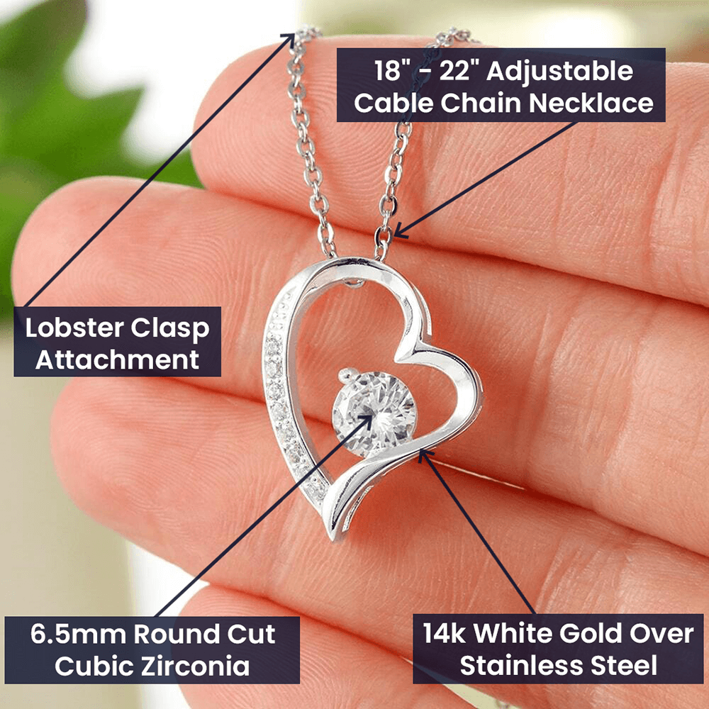Oriania Forever Love Necklace – Heartfelt Gift for Mother