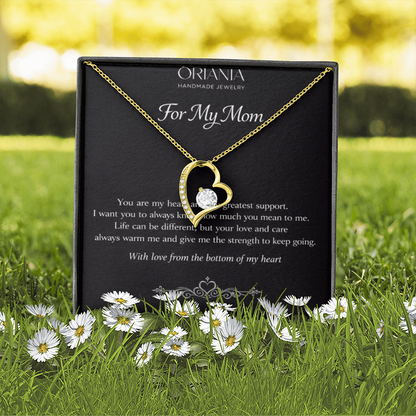 Oriania Forever Love Necklace – Heartfelt Gift for Mother