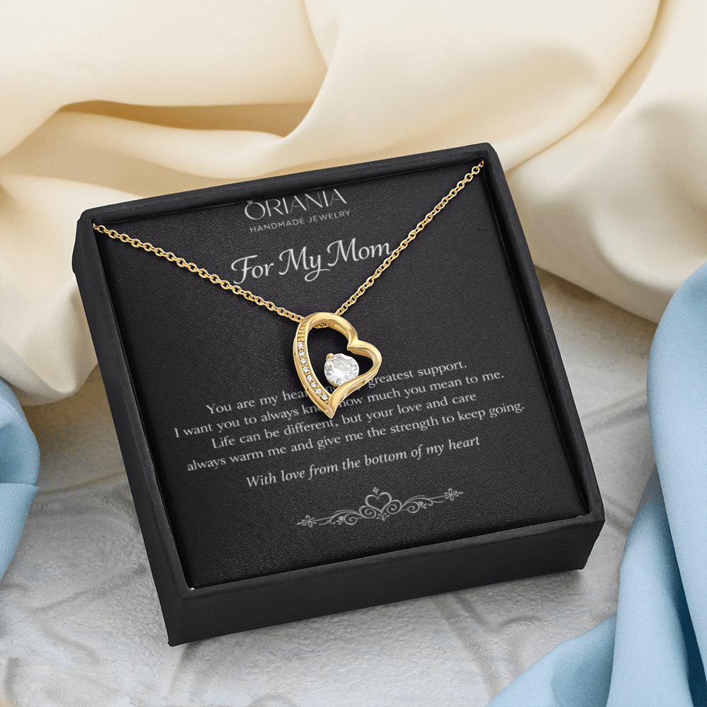 Oriania Forever Love Necklace – Heartfelt Gift for Mother