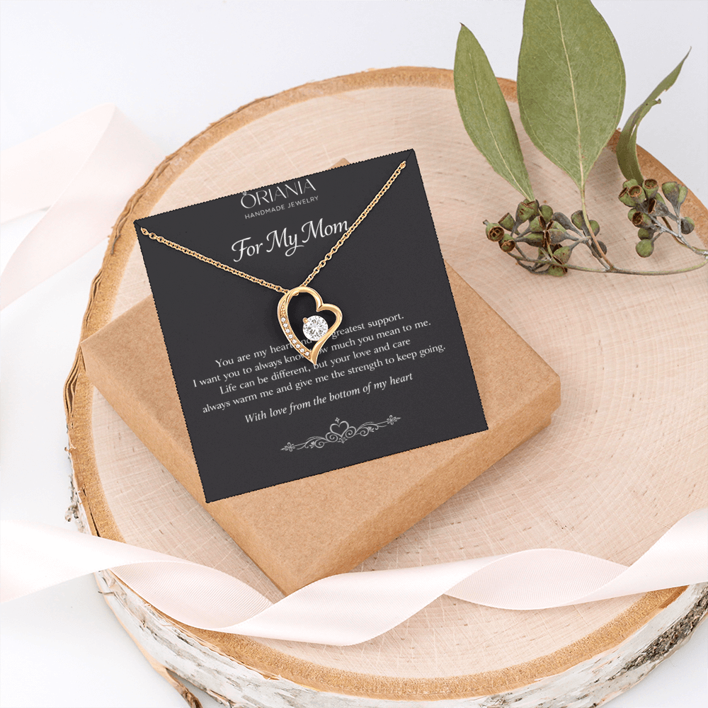 Oriania Forever Love Necklace – Heartfelt Gift for Mother