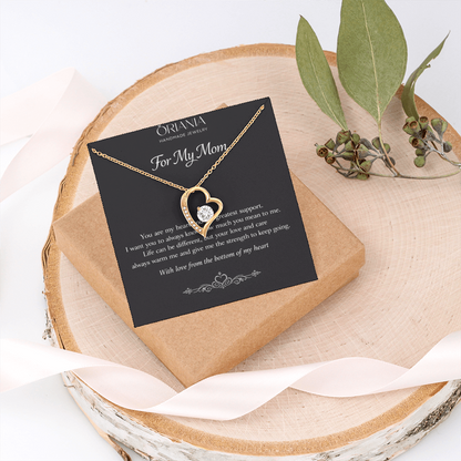 Oriania Forever Love Necklace – Heartfelt Gift for Mother