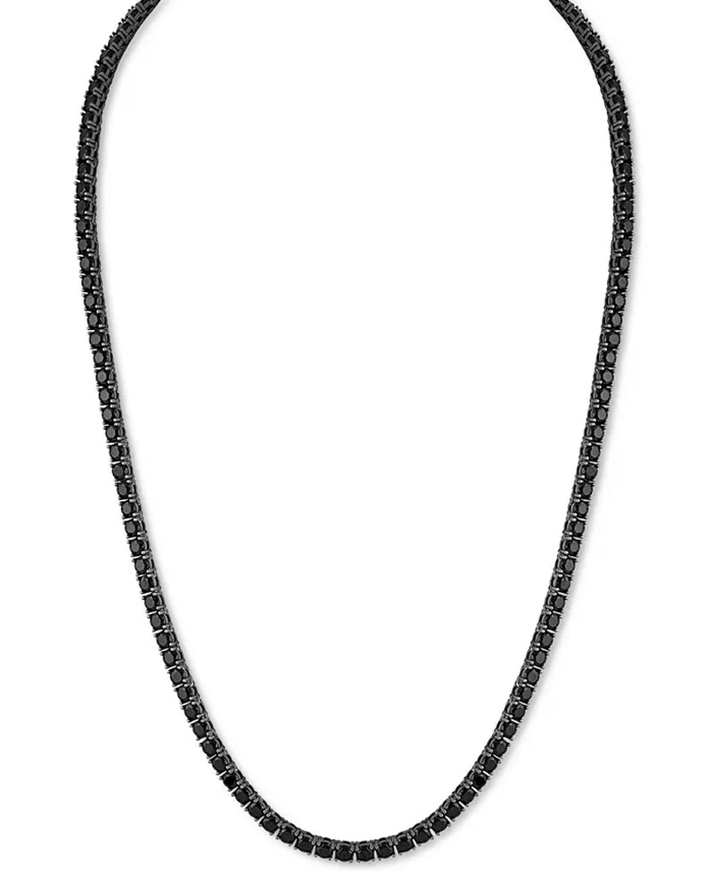 Cubic Zirconia (4Mm) Tennis Necklace 22" (Also in Black Spinel), Created for Macy'S